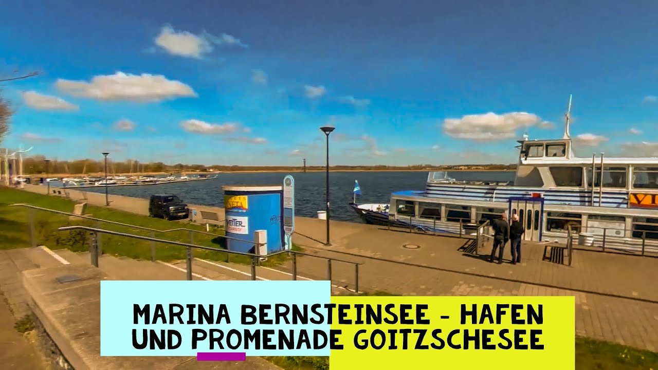 An der Marina Bernsteinsee (Goitzschesee) bei Bitterfeld