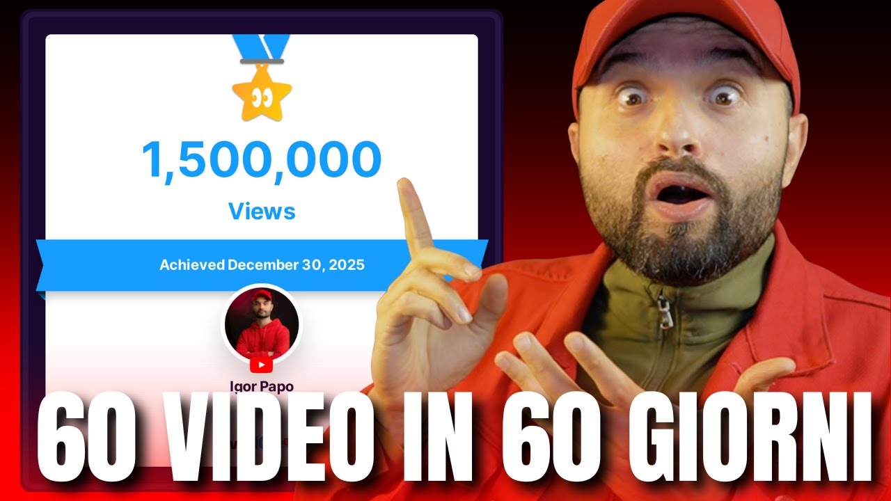 PUBBLICARE un VIDEO al GIORNO: ESPERIMENTO REALE su YOUTUBE