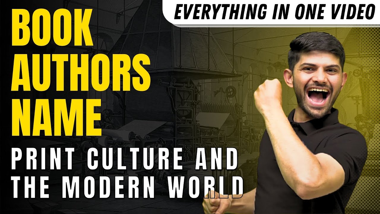 Book Authors Name and Books Name in Print Culture And the Modern World | Class 10 SST | Digraj sir
