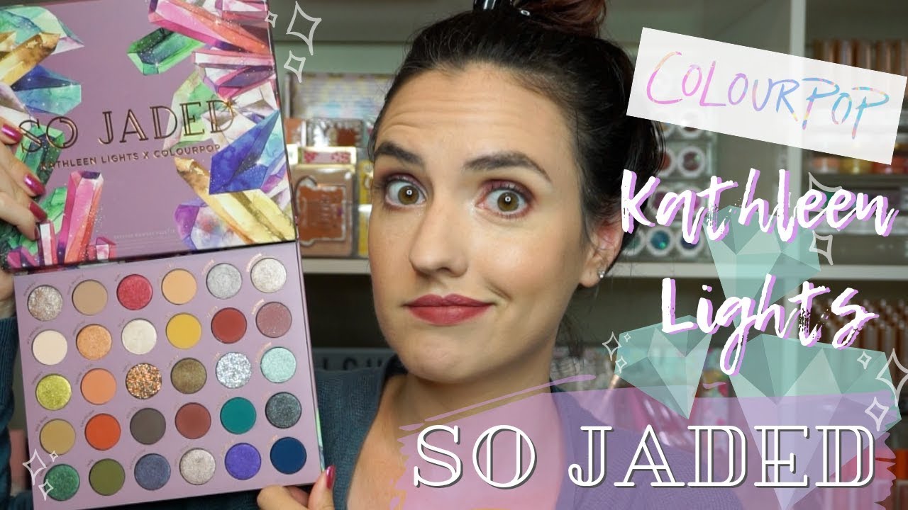 ColourPop + Kathleen Lights SO JADED Palette | Swatches, Tutorial + Review