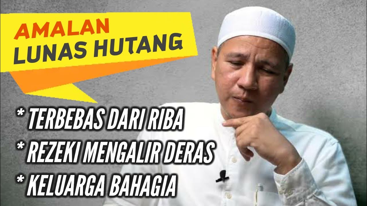 Amalan Pelunas Hutang Hidup Jadi Tenang, Rezeki Mengalir Deras, Masalah Beres | Habib Novel Alaydrus