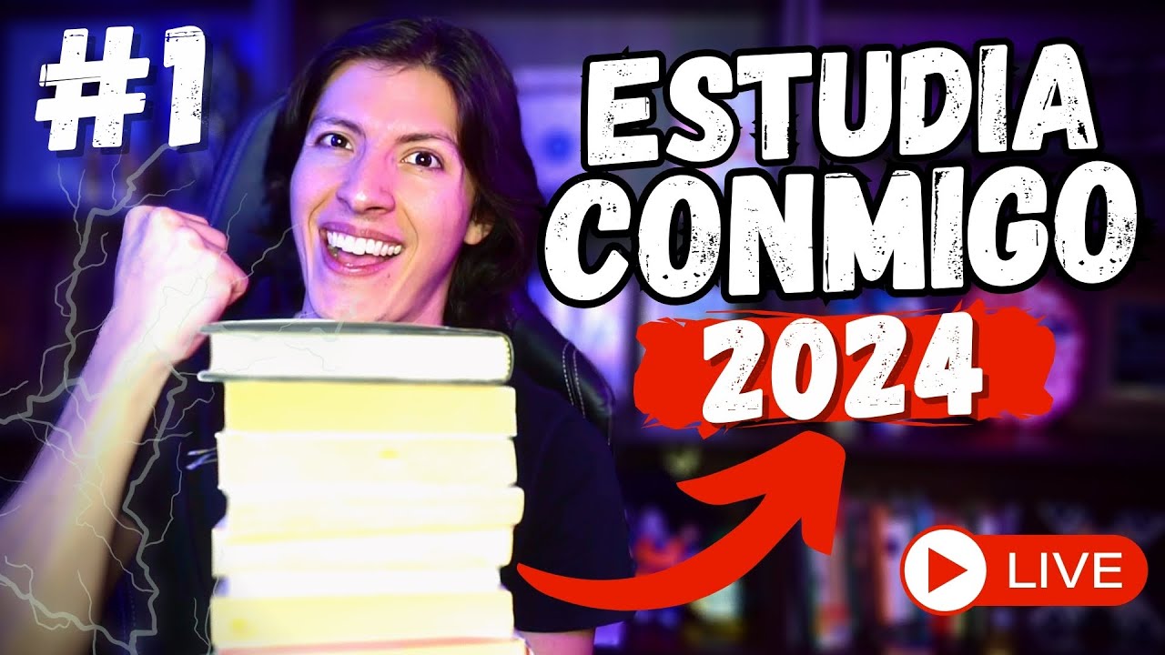 🧠 ESTUDIA CONMIGO 2024 - Parte 1 | Estudia en Vivo con Pablo Lomeli (2 Horas con Música)