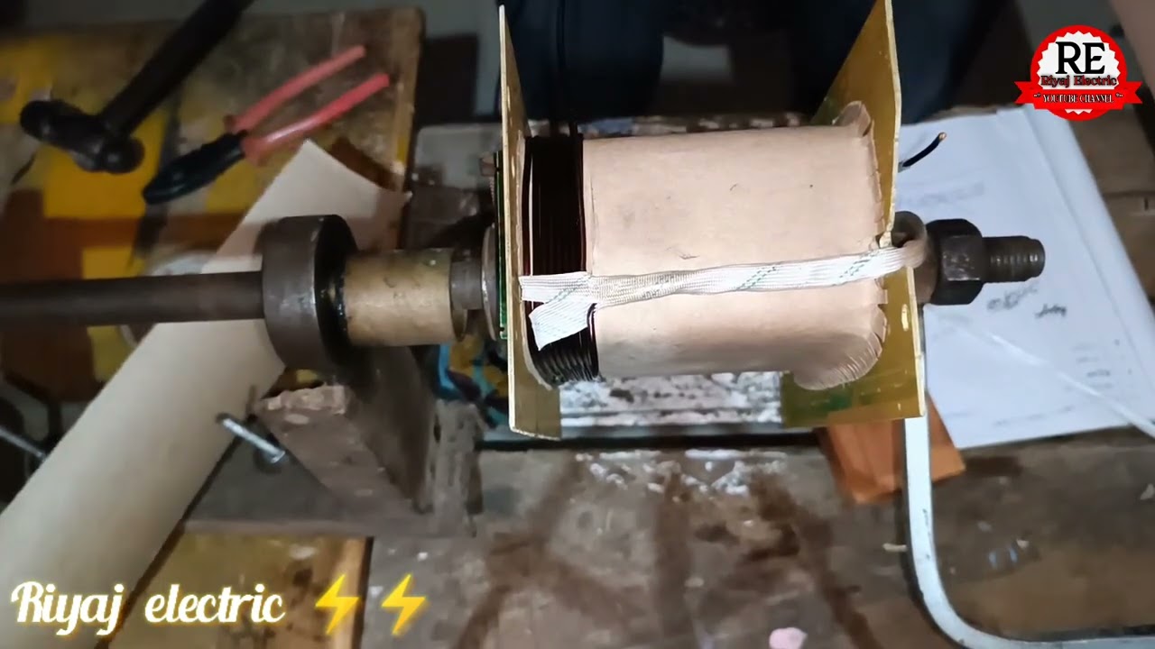 how to 10 KVA automatic voltage stabilizer transformer winding//Riyaj electric ⚡⚡