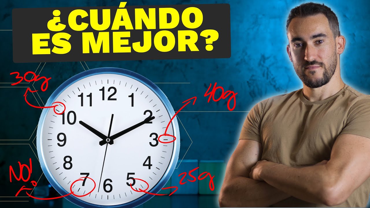 El MEJOR MOMENTO para tomar la Proteína según la ciencia
