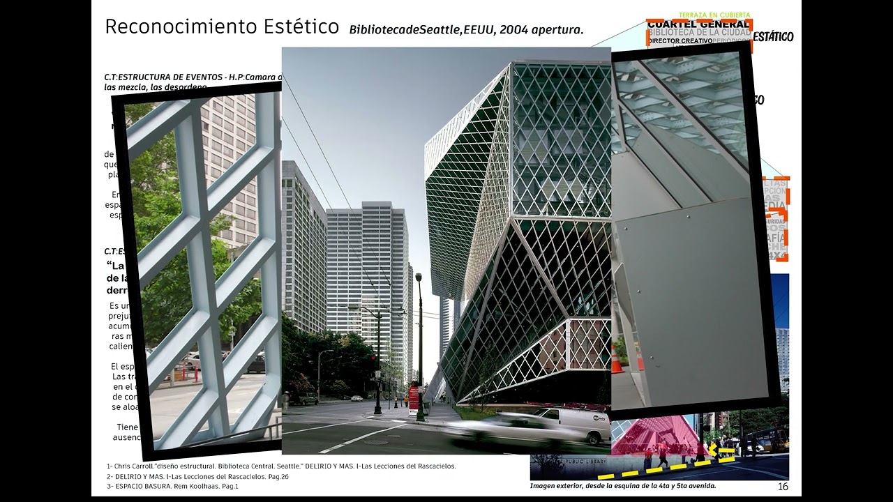 LA CUESTION DEL EVENTO   REM KOOLHAAS   Biblioteca de Seattle