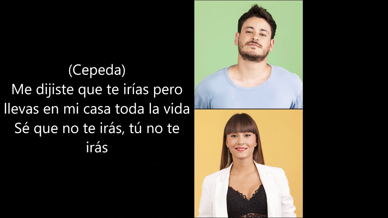 No puedo vivir sin ti - Aitana y Cepeda letra