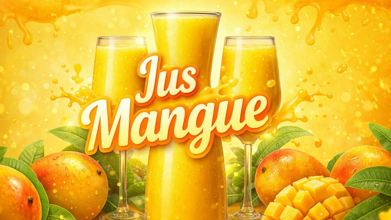Jus mangue 100% concentré  (super rafraîchissant ) 