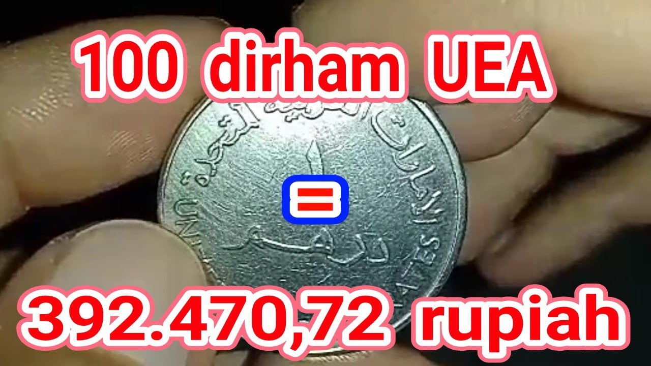 TERJAWAB! 100 dirham berapa rupiah
