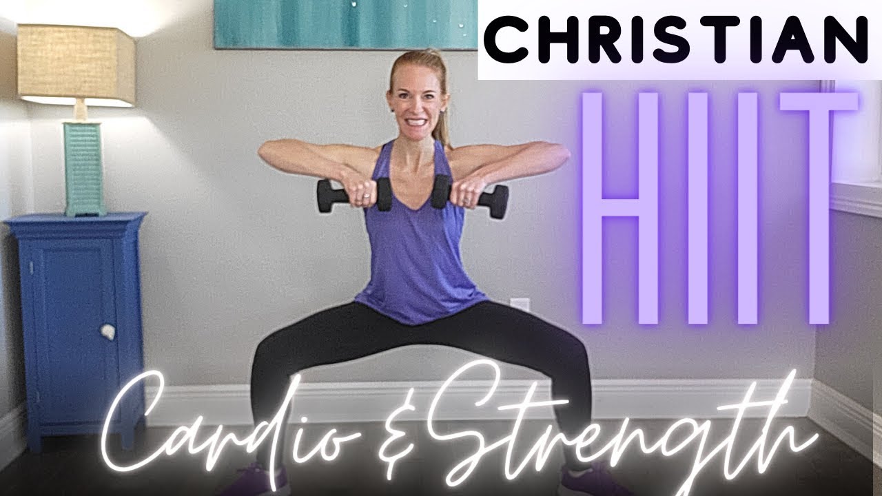 30 Min Fat Burn Christian HIIT Workout | Cardio & Strength Interval Training | Christian Fitness