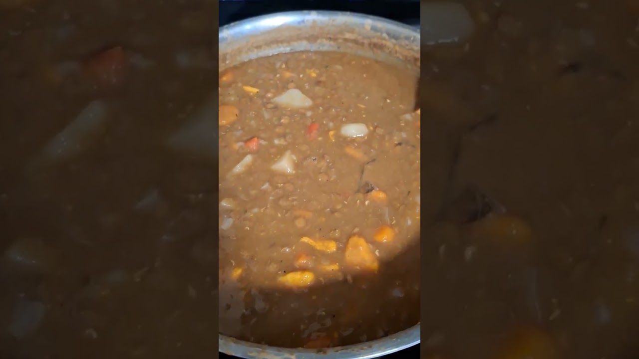 (Part 2) Lentil Soup With Sweet Potatoes