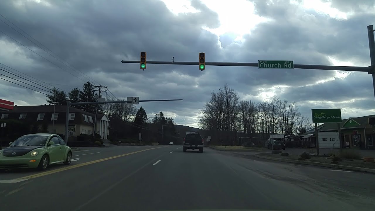 Driving by Mountain Top,Pennsylvania