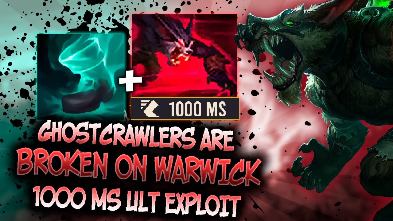 Ghostcrawlers = Full Map Warwick Ult?! 1000 MS Warwick Is NOT Balanced | League Arena Gameplay