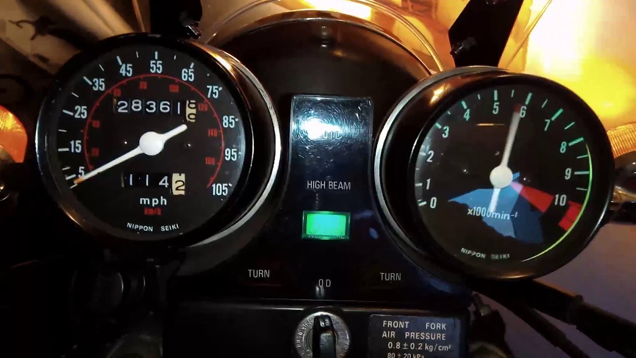 12000 RPM Honda CB 450 SC NIGHTHAWK MODEL 1986 USA