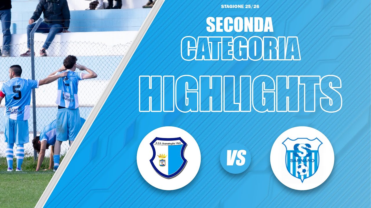 HIGHLIGHTS SECONDA CATEGORIA 25/26: ASD Esanatoglia 🆚 Sarnano