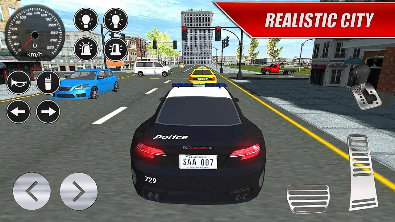 Real Police Car Driving v2 Gameplay