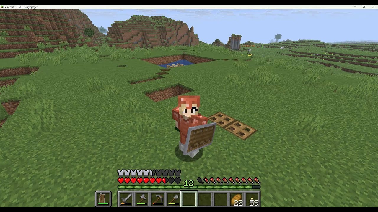 Minecraft Survival Ep 3 - Iron farm