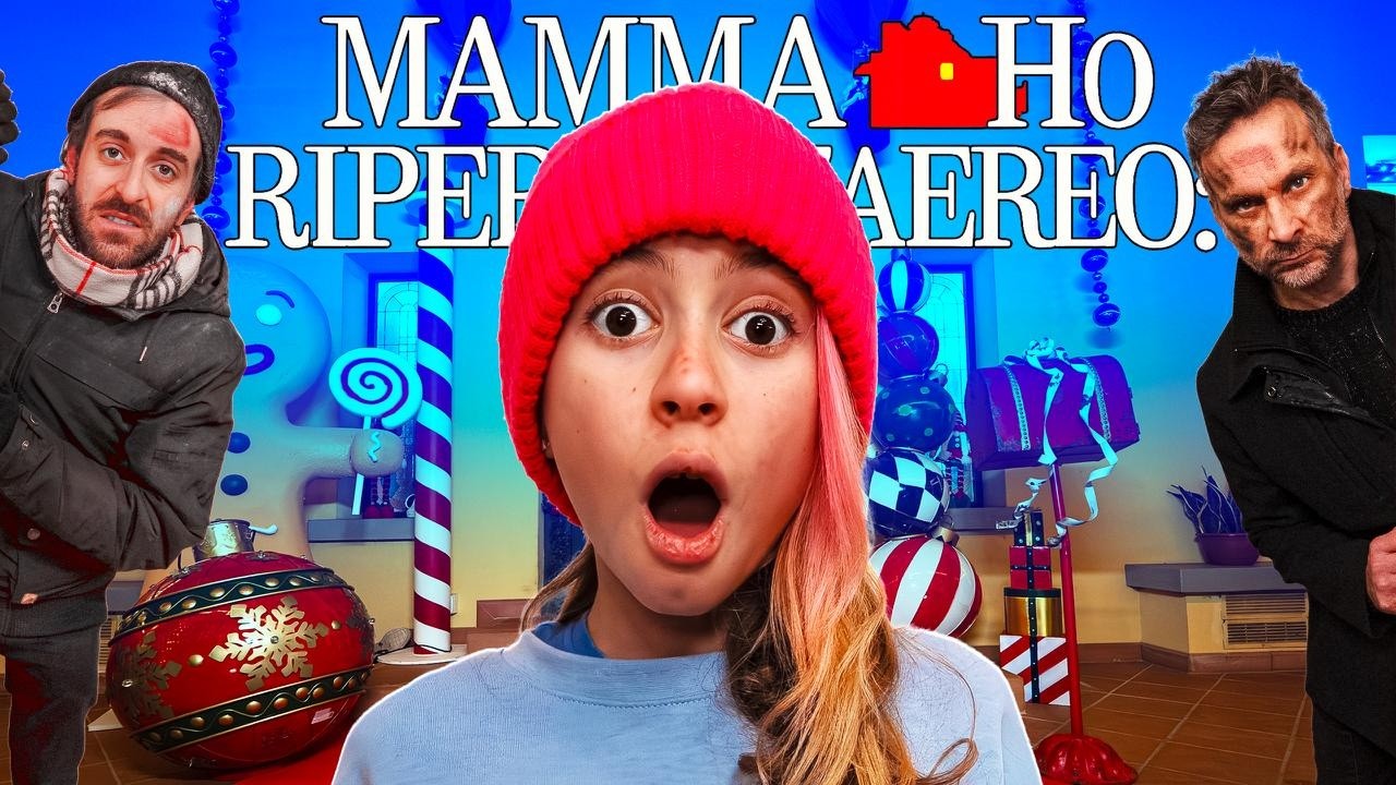 MAMMA HO RIPERSO L'AEREO! PAPÀ SALVO E MAMMA CINZIA PARTONO E DIMENTICANO GIORGIA A CASA DA SOLA!