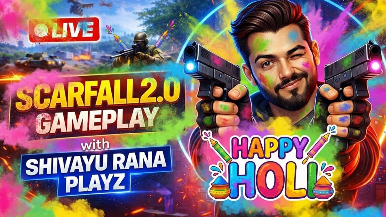 Live 🔴 ScarFall 2.0 Gameplay | Shivayu Rana Playz