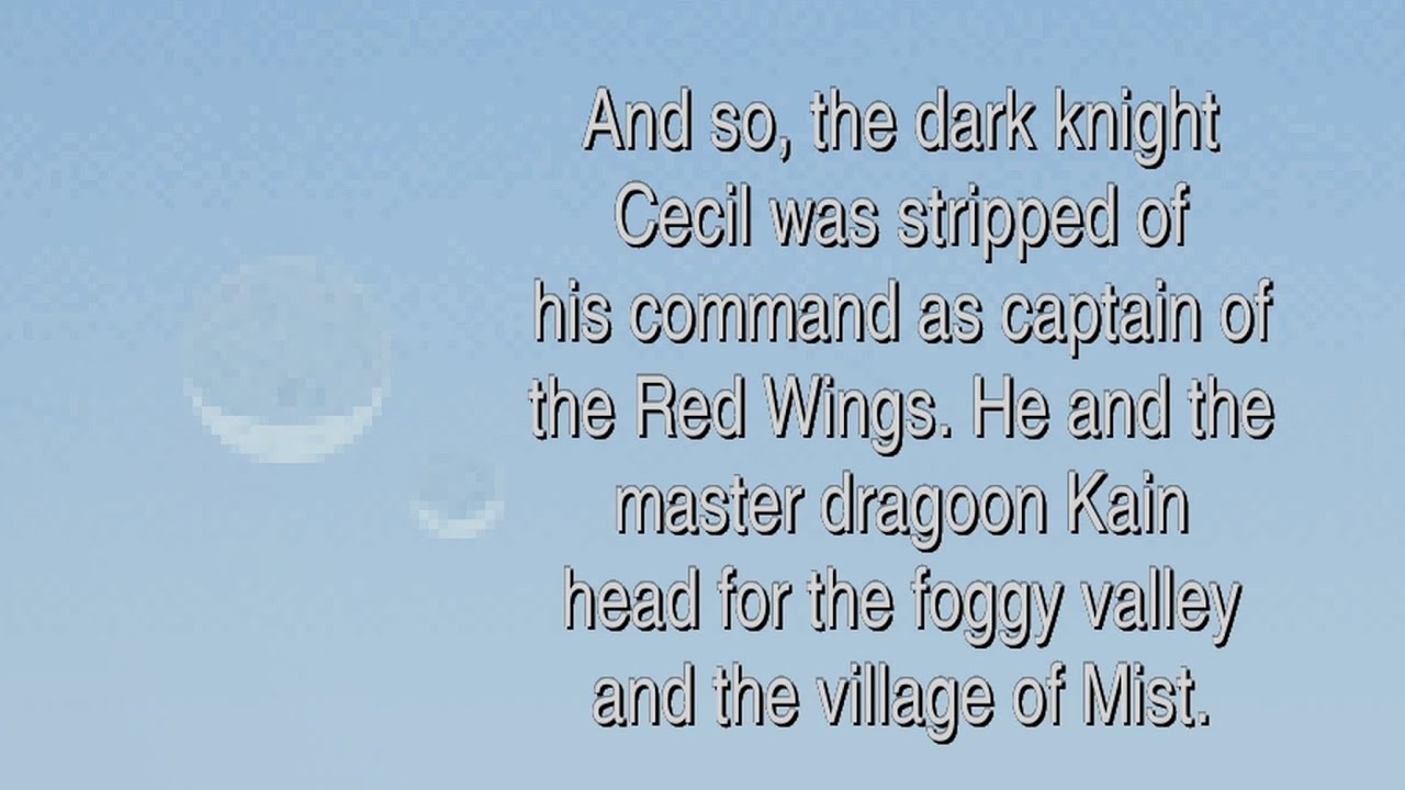 THE FIRST 20 MINUTES OF FINAL FANTASY IV