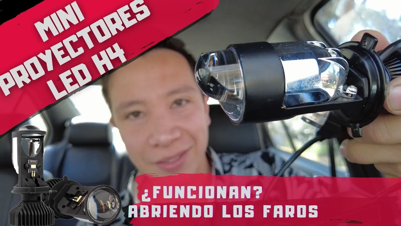MINI PROYECTORES LED H4 AL TSURU/MODIFICANDO  FAROS/ TSURU TURBO/ BY JOSAFAT PEDROZA