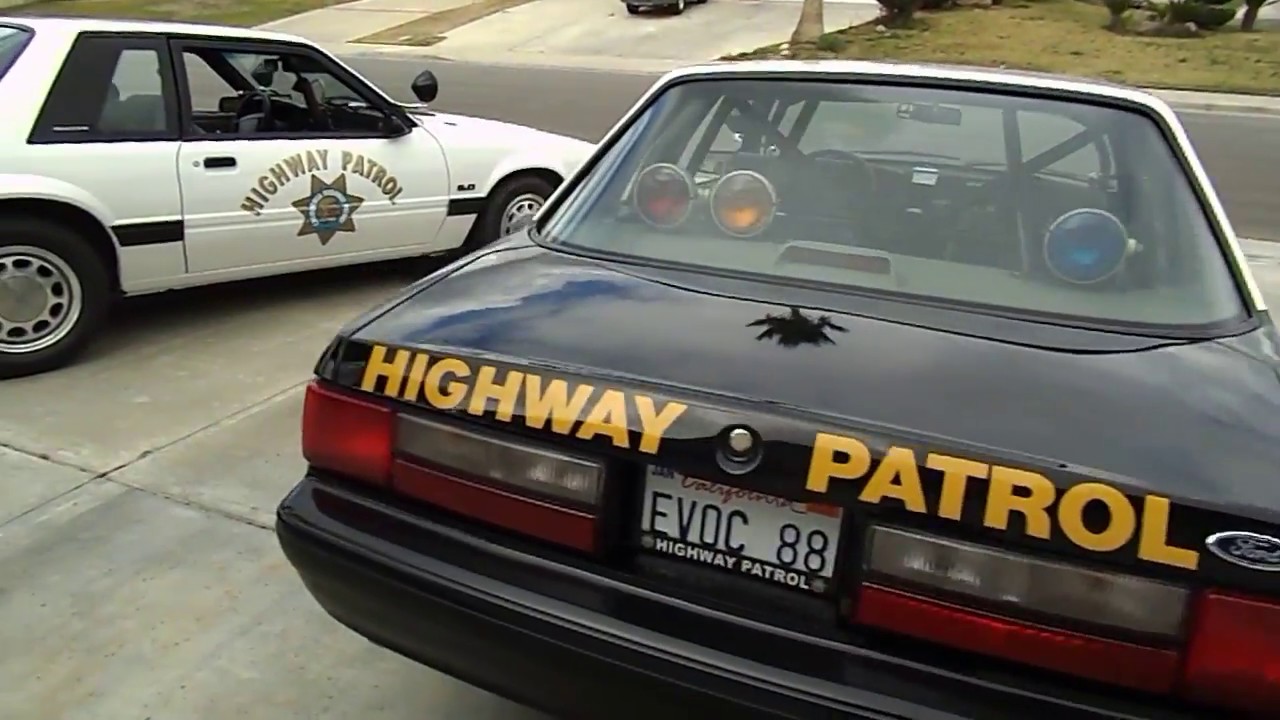 California Highway Patrol Mustang (restored)