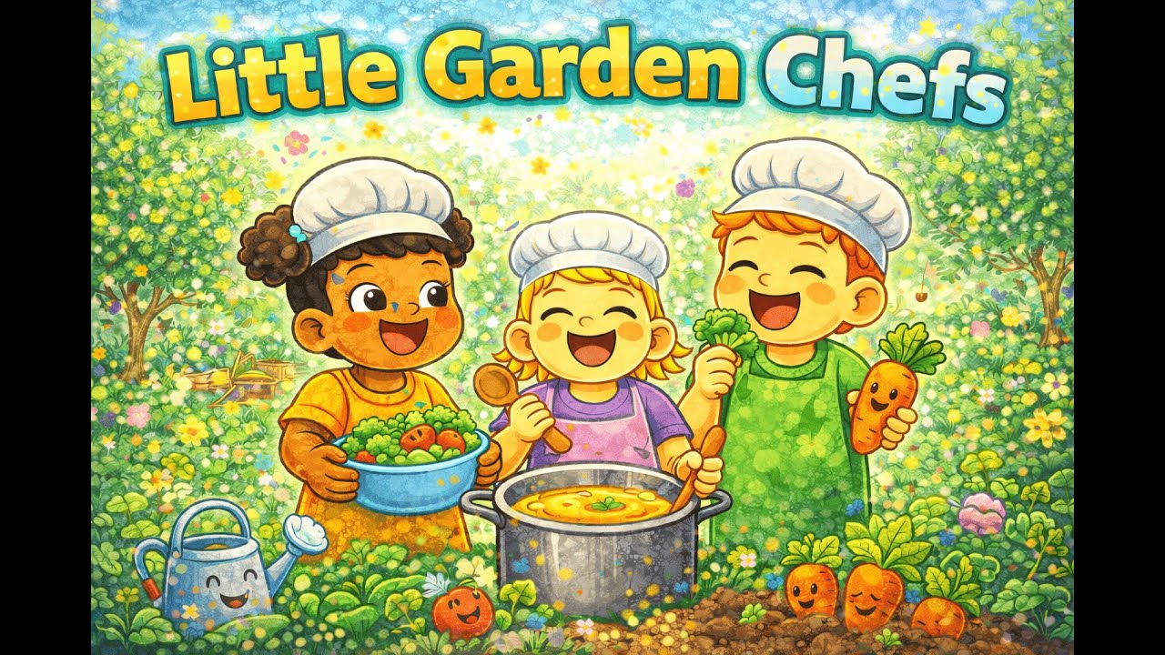LITTLE GARDEN CHEFS | Children Nursery Rhymes | Popular Nursery Rhymes