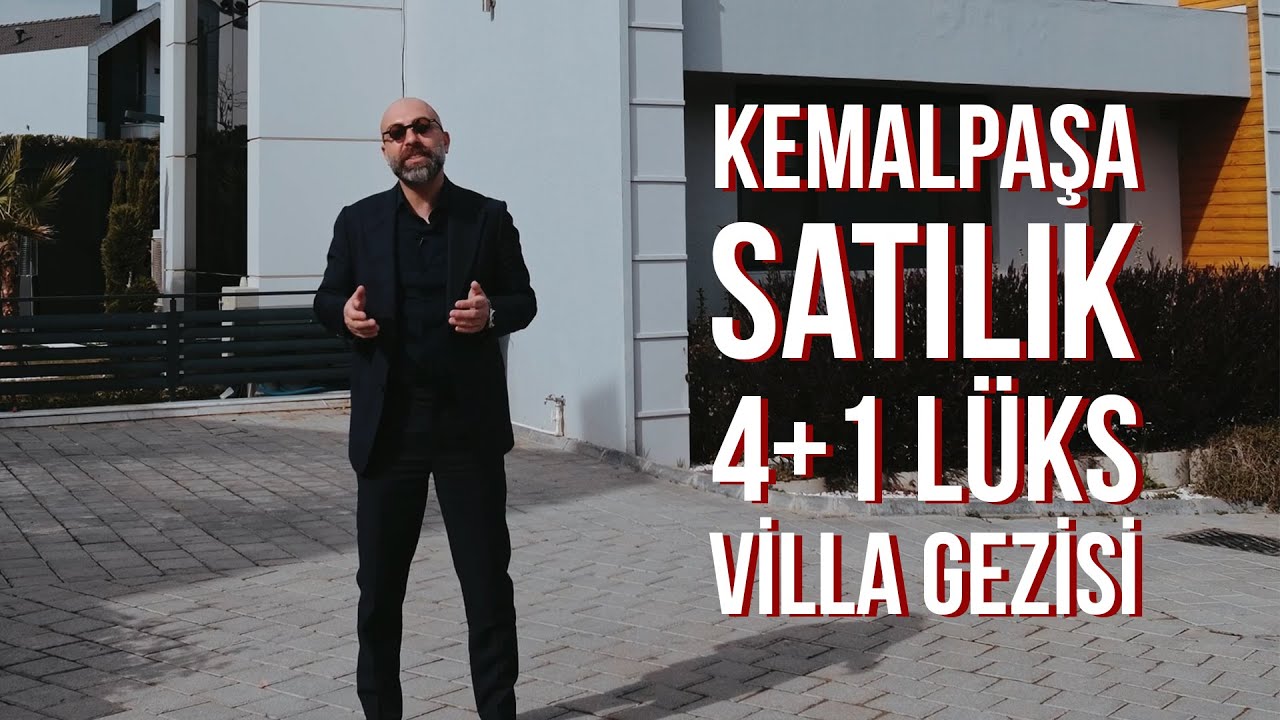 #İzmir Kemalpaşa Satılık 4+1 Lüks #Villa Gezisi!