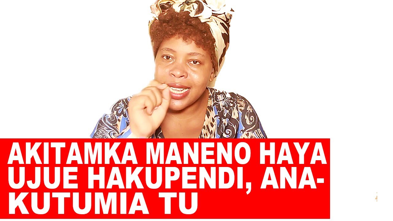 Shtuka: Akitamka Maneno Haya Ujue Hakupendi Anakutumia Tu