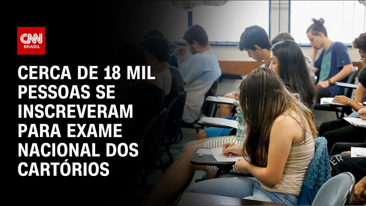 Exame nacional dos cart&oacute;rios tem 18 mil inscritos | CNN 360&ordm;