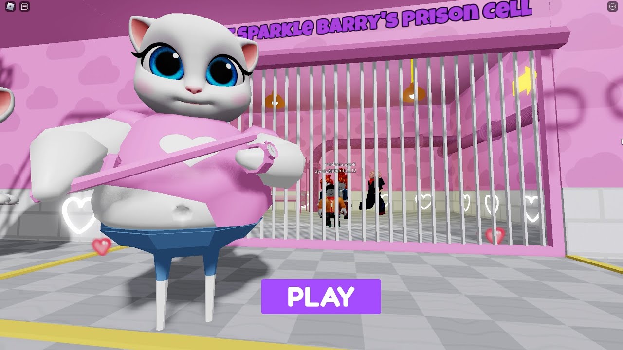 ANGELA BARRY'S PRISON RUN (Obby) #roblox #scaryobby