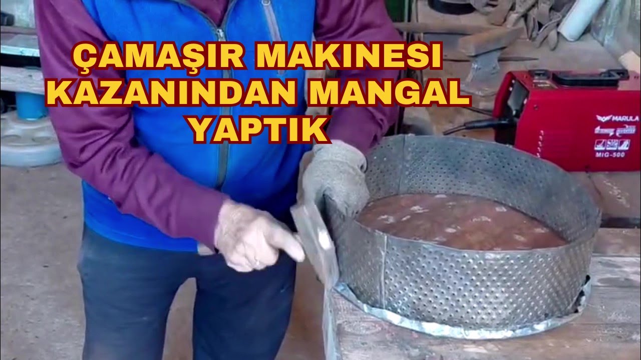 Çamaşır Makinesi Kazanından Mangal 🔥🐔 | El Emeği ile Köyde Doğal Yaşam 🌿