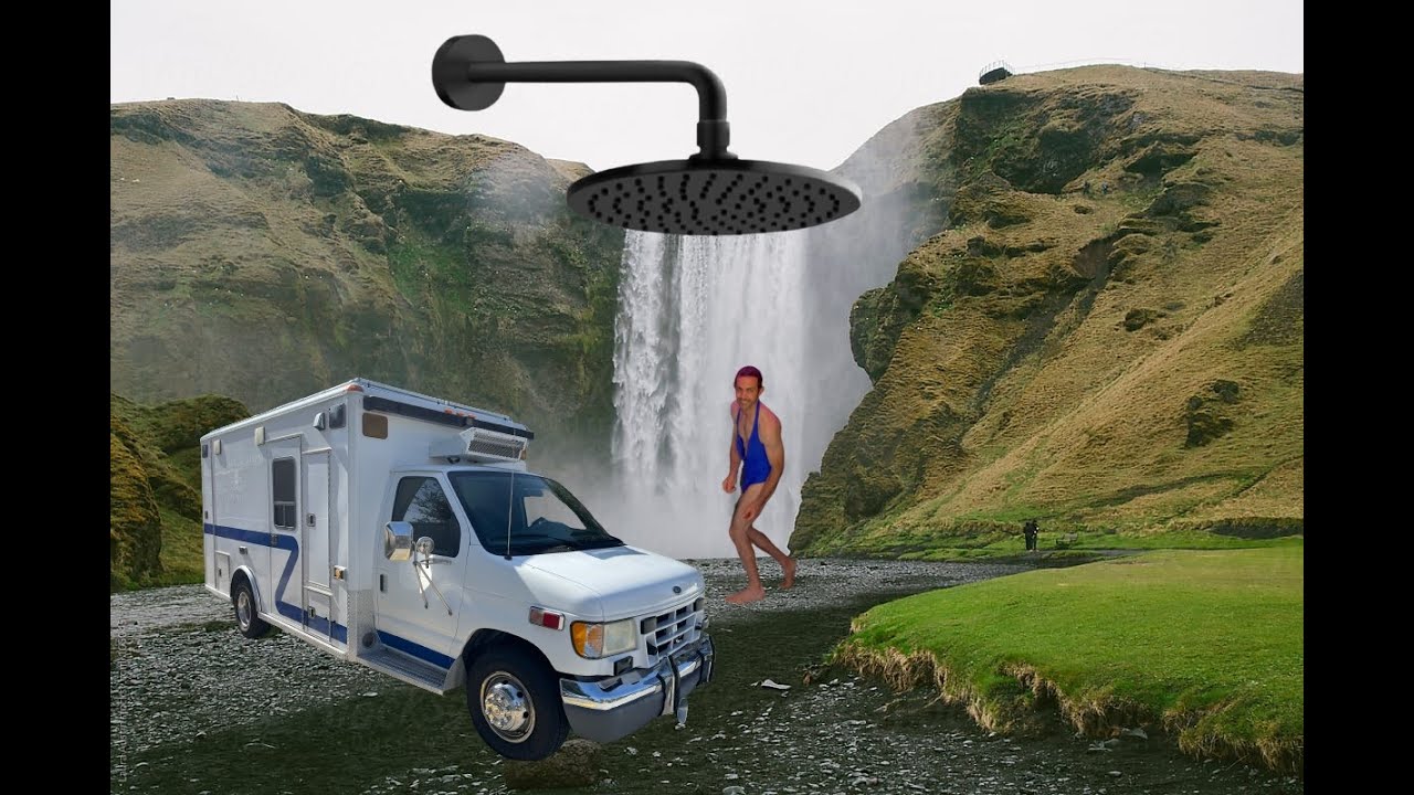 Manbulance Ep 6: Shower install, filtered water recirculating system, led overhead lights & more!