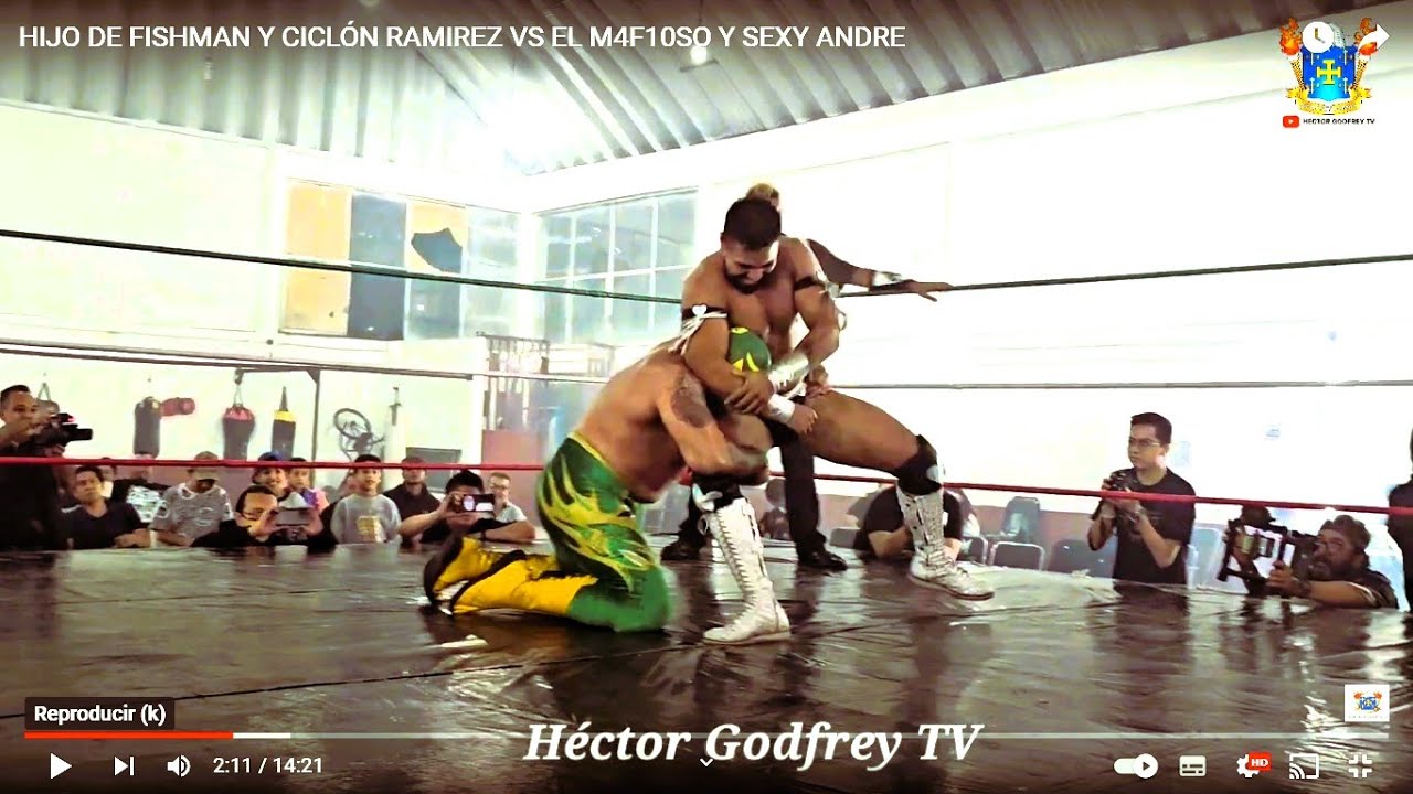 HIJO DE FISHMAN Y CICLÓN RAMIREZ VS EL M4F10SO Y SEXY ANDRE