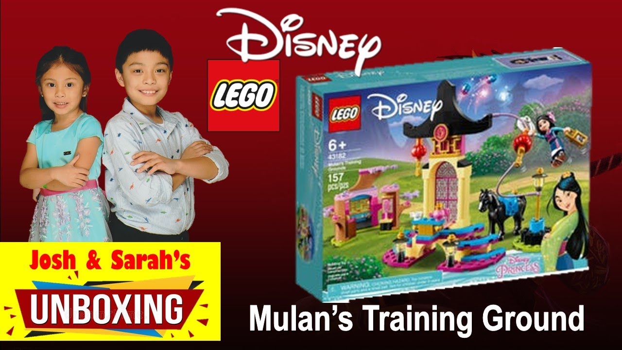 LEGO Disney Mulan's Training Ground ║Josh&Sarah Toy Unboxing