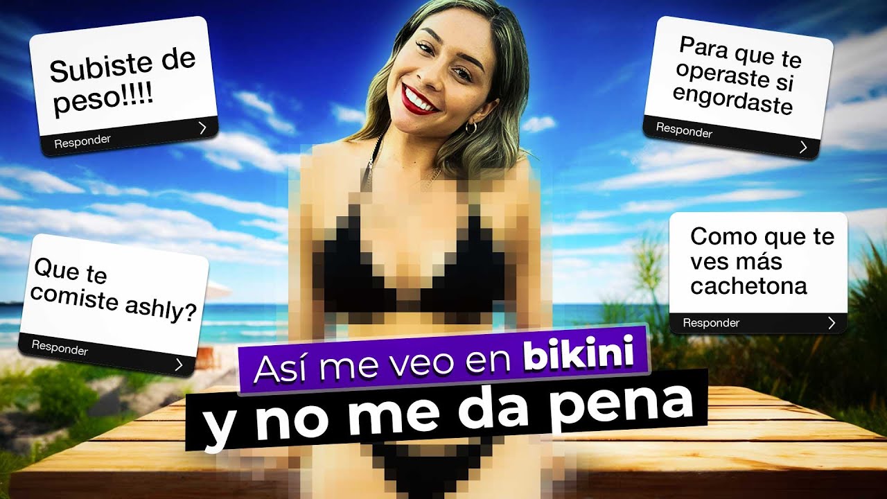 Así me veo en bikini y no me da pena