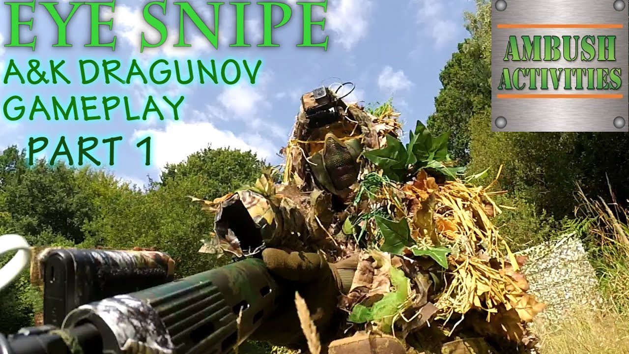 Airsoft sniper ( A&K Dragunov gameplay)