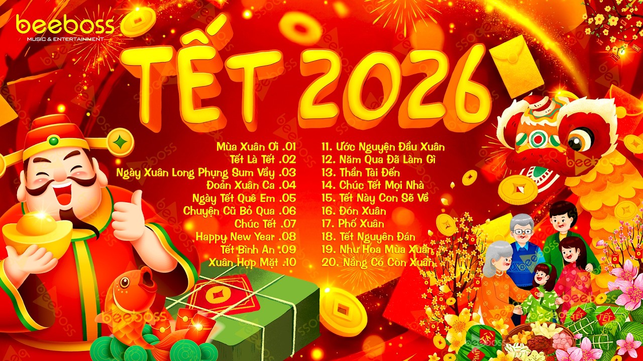 Nhạc Xuân 2026 Remix, LK Nhạc Tết 2026 EDM Hay Nhất Nghe Là Thấy Tết - Chào Xuân Bính Ngọ 2026