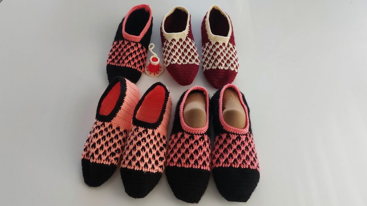 Tığişi Çıtıpıtı Örgü Patik Modeli yapılışı 