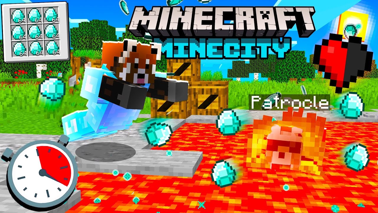 PATROCLE A MURIT IN LAVA DUPA CE A GASIT 40 DE DIAMANTE&hellip; MineCity Episod Trist