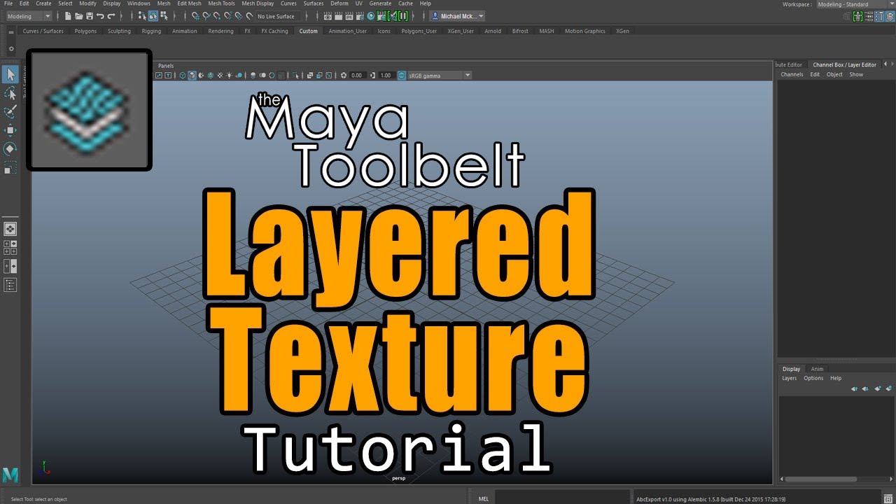 The Maya Toolbelt - Layered Texture