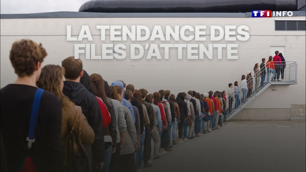 Phénomène : quand la file d'attente crée la tendance｜TF1 INFO