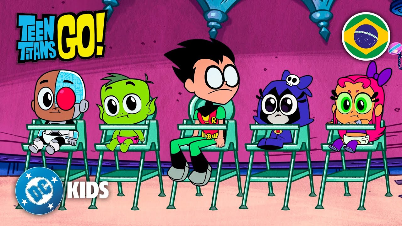 Momentos de BEBÊ! 👶 👧👦 | Teen Titans Go! em Português 🇧🇷 | @DCKidsBrasil