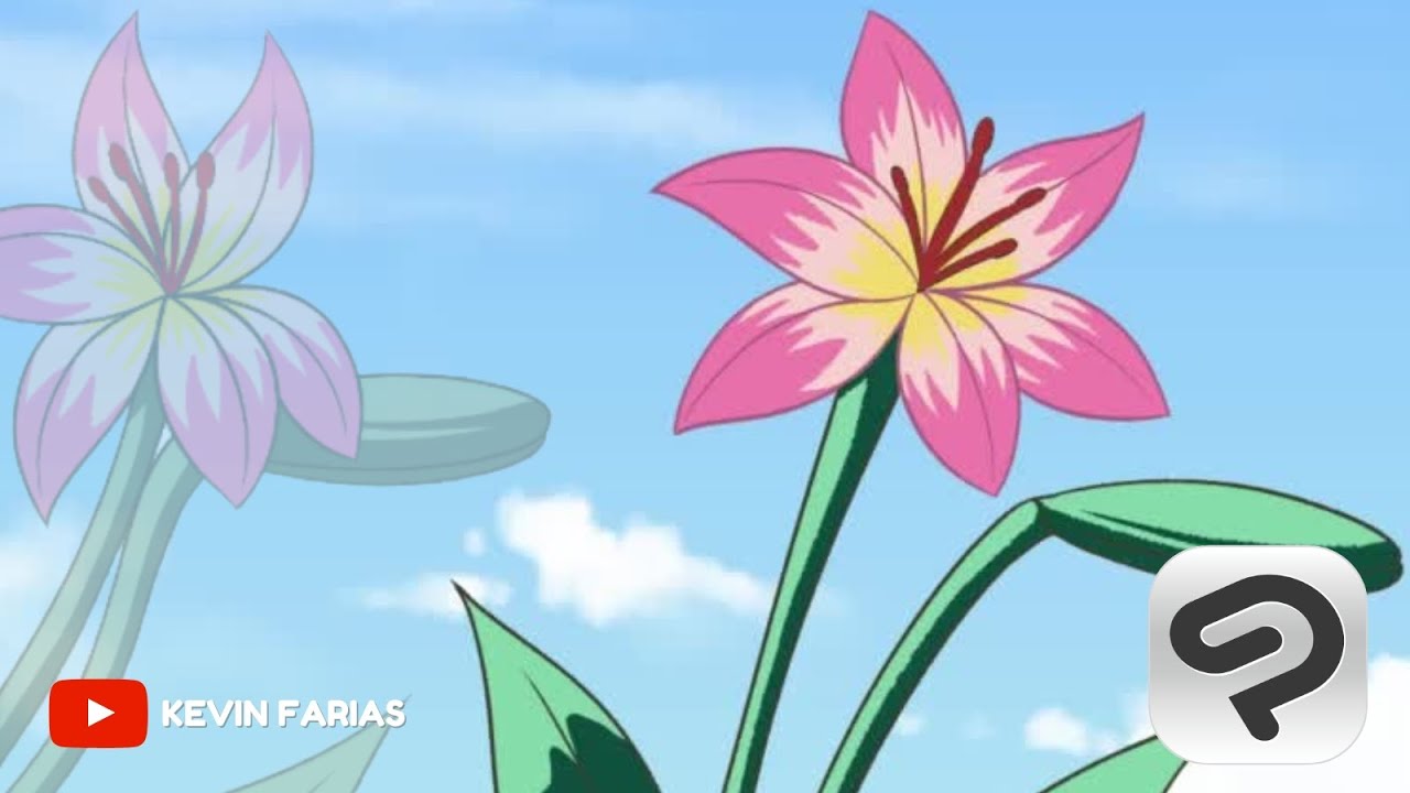 Anima una FLOR 🌸 Como animar en Clip Studio PAINT | Kevin Farias