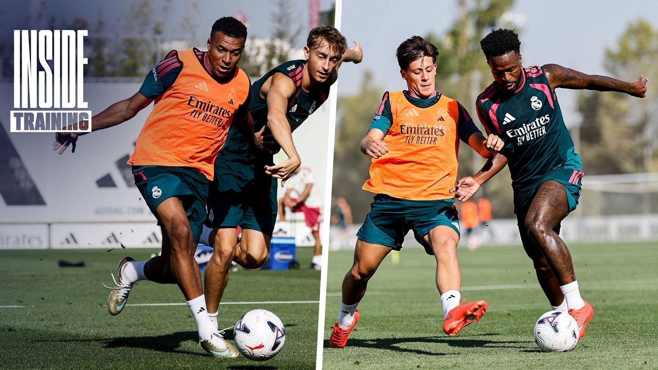 MBAPP&Eacute;'S GOAL OF THE DAY! 🔥 | Real Madrid Inside Training