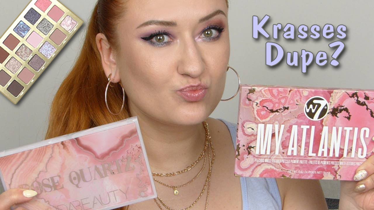 W7 My Atlantis vs HUDA BEAUTY Rose Quartz | Krasses Dupe?