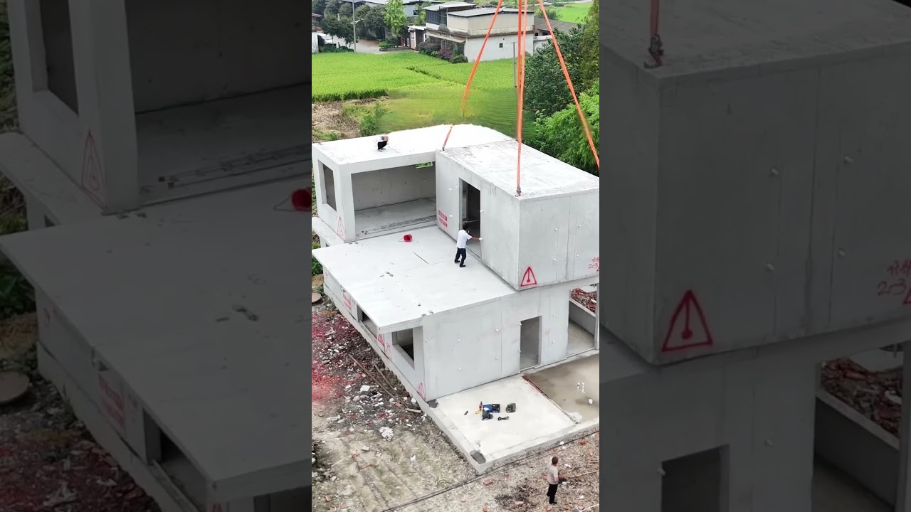 Modular Precast House Assembles Like GIANT LEGO 🏡