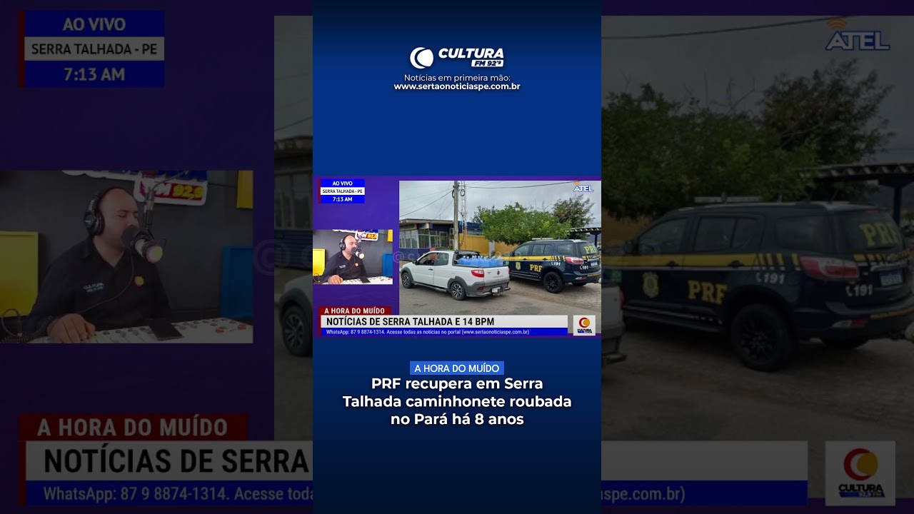 PRF recupera em Serra Talhada caminhonete roubada no Par&aacute; h&aacute; 8 anos