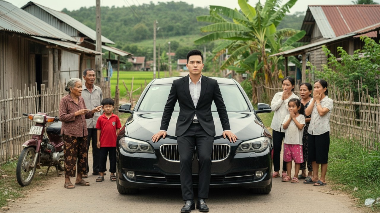 Cậu Bé Từng Bị Xua Đuổi Khỏi Làng — 20 Năm Sau Quay Lại Trong Xe Hạng Sang Làm Cả Quê Chấn Động