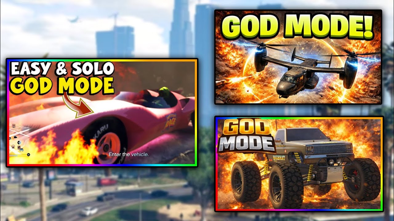 3 STILL WORKING GOD MODE GLITCHES in GTA Online (RC Bandito, Vehicle, Avenger)
