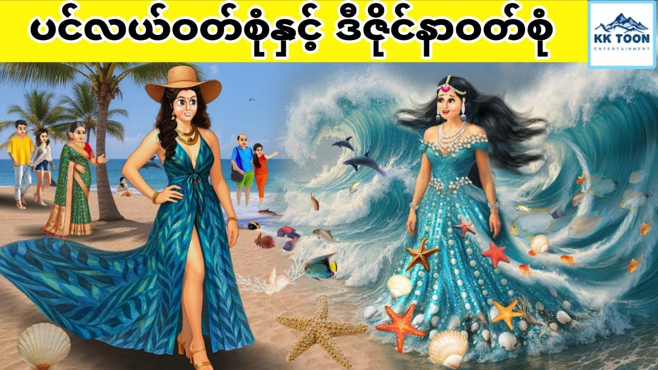 ပင်လယ်ဝတ်စုံနှင့် ဒီဇိုင်နာဝတ်စုံ... KK Toon